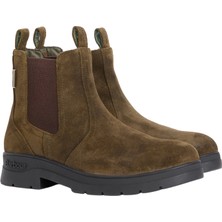 Barbour Turnbull Chelsea Bot OL77 Oiled Olive Suede