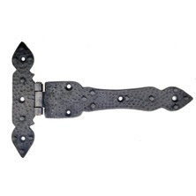 Antika Tarz Dekoratif Pirinç Kuyruklu Düğmeli Menteşe No3 - 155X240 Mm, Oksit