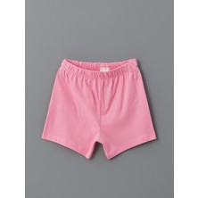 Lc Waikiki Yeni Sezon Beli Lastikli Çiçekli Kız Bebek Şort