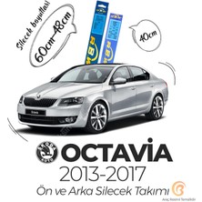 Rbw Ön ve Arka Silecek Seti Skoda Octavia 2013-2017 ile Uyumlu
