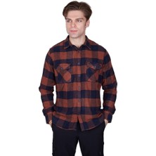 Alpinist Felder Erkek Ekose Outdoor Gömlek Tarçın (600601)