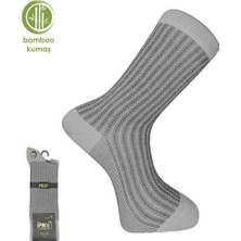 Pro Çorap Gence Bambu Erkek Çorabı Kül Gri (17101-R6)