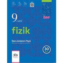 Eis 9.sınıf Fizik Daf Yeni Müfredat