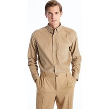 Lc Waikiki Yeni Sezon Regular Fit Uzun Kollu Kadife Erkek Gömlek