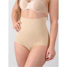 2 Beden Incelten Iz Yapmayan Lazer Kesim Yüksek Bel Slip Korse