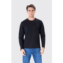 %100 Organik Pamuk Uzun Kollu Erkek Tişört