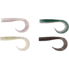 Savage Gear Lb Sandeel Curltail 7 cm 6 Adet Sahte Balık Pearl Silver