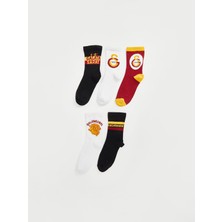 Lc Waikiki Yeni Sezon Galatasaray Desenli Erkek Çocuk Soket Çorap 5'li