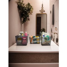 Selka Home 3 Adet (2,4,7 Lt.) Salve Buzdolabı-Banyo Organizer Düzenleyici