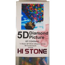 Hi Stone 5d Elmas Taş Işleme Kiti 40X50 cm Yukarı Bak Desen