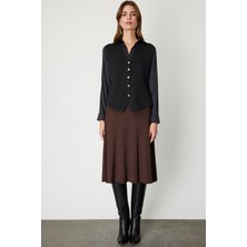 On V Yaka Triko Yelek Siyah 66915