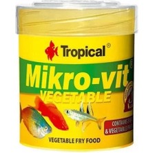 Tropical Mikro-Vit Vegetable Balıklar Yemi ml 32 gr