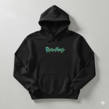 Style Baskı Rick And Morty  Baskılı Hoodie