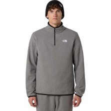 Glacier Fleece 1/4 Zip Erkek Gri Outdoor Polar NF0A8D0QCQI1