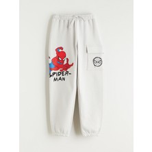 Lc Waikiki Yeni Sezon Beli Lastikli Spiderman Baskılı Erkek Çocuk Jogger Eşofman Altı