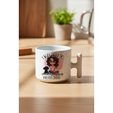 I Was Told To Check My Attitude Baskılı Hediyelik T Kulplu Latte Fincanı Kupa Bardak