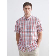 Lc Waikiki Yeni Sezon Regular Fit Kısa Kollu Ekose Erkek Gömlek