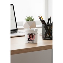 I Was Told To Check My Attitude Baskılı Seramik Kapaklı Kokusuz Küllük