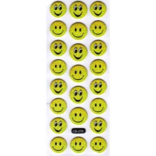Sticker Kabartmalı Sticker Defter Planlayıcı Etiket (CB379) 16X7 Cm- Gülenyüz