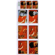 Sticker Kabartmalı Sticker Defter Planlayıcı Etiket (CB347) 16X7 Cm- Türk Bayraklı Atatürk