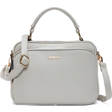 Kadın Gri Uzun Askılı Çapraz Çanta 25WBD262318