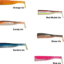 Seabor Lily Shad 11 cm 3 Adet Gövde Silikon Yem