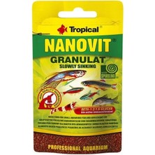 Tropical Nanovit Granulat Balıkları Granül Yemi gr