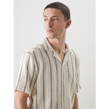 Lc Waikiki Yeni Sezon Regular Fit Kısa Kollu Çizgili Erkek Gömlek