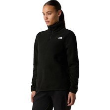 Glacier Fleece 1/4 Zip Kadın Siyah Outdoor Polar NF0A8D2JJK31