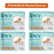 Kaydırmaz Hijyenik Tuvalet Eğitimi Pedi, 60X90CM, 120 Adet, 4 Paket