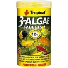 Tropical 3-Algae Tatlı Tuzlu Balıkları Yosunlu Yem 36 gr Adet