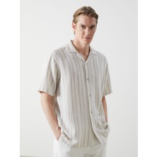 Lc Waikiki Yeni Sezon Regular Fit Kısa Kollu Çizgili Erkek Gömlek
