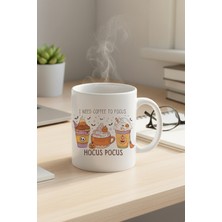 Sonbahar Temalı Kahveler No:9 Baskılı Hediyelik Kupa Bardak