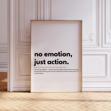 Duygu Yok Sadece Eylem: Ilham Verici Tipografi Sanatı ( & )