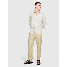 Sisley   %100 Keten Regular Fit Gömlek