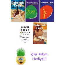 Deborah Levy 5 Kitap Seti + Çim Adam Hediye
