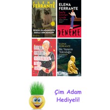 Elena Ferrante 4 Kitap Seti + Çim Adam Hediye