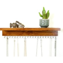 Ahşap Takı Askısı 45 cm 21 Kanca