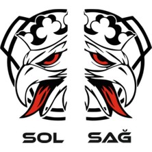 Scania Sticker, 60CM x 100CM, Sağ ve Sol Takım