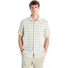 Lc Waikiki Yeni Sezon Regular Fit Kısa Kollu Ekose Erkek Gömlek