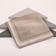 Çizgili Kehribar Eşarp