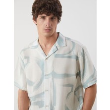 Lc Waikiki Yeni Sezon Regular Fit Kısa Kollu Desenli Erkek Gömlek
