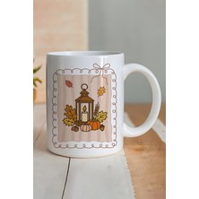 Sonbahar Temalı Sonbahar Baskılı Hediyelik Kupa Bardak