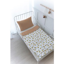Organik Baskılı Montessori (100X200 Cm) Yorgan Seti  - Iconic Serisi - Lemon