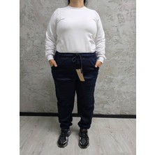 QKBYN-15000-BATTAL Beden Bayan Lastikli Pantolon