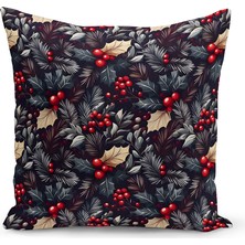 Yılbaşı Serisi Çift Tarafı Dijital Baskılı Kırlent Kılıfı (Christmas Noel Cushion Cover)