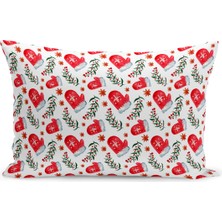 Yılbaşı Serisi Çift Tarafı Dijital Baskılı Kırlent Kılıfı (Christmas Noel Cushion Cover)