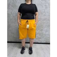 QKBYN-2245-BATTAL Beden Batan Şeritli Şort