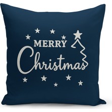 Yılbaşı Serisi Çift Tarafı Dijital Baskılı Kırlent Kılıfı (Christmas Noel Cushion Cover)