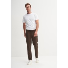 Cazador 03045 Haki Erkek Jogger Beli Lastikli Ipli Pantolon